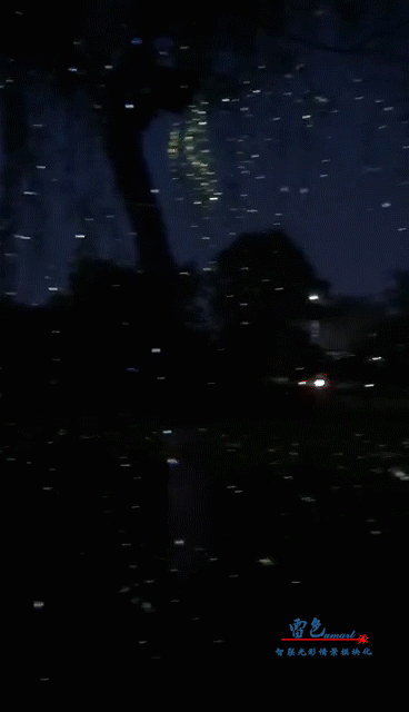 由雷色光電打造的“大美漯河·水韻西城”共慶百年華誕月灣湖之夜主題燈光秀上演啦！(圖11)