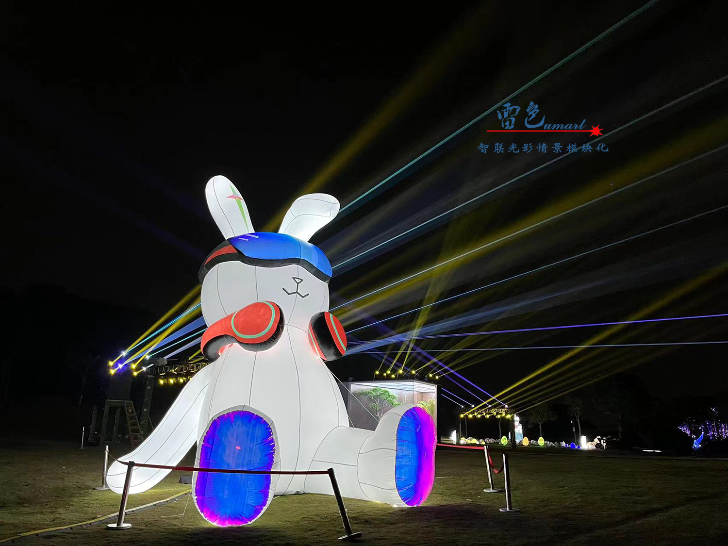 雷色光電打造《夢境光語》夜場燈光秀震撼來襲！(圖30)