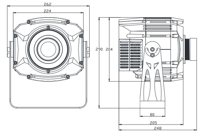 150W  LED水紋燈 LS-SW150(圖1)