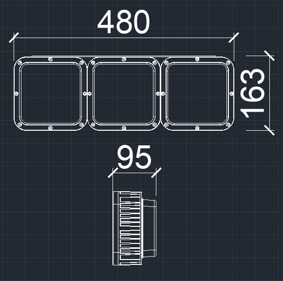 90W幻彩影舞燈 LS-YW90(圖1)